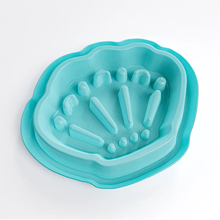 New Anti-Choking Anti-Overflow Anti-Slip PP Silicone Dog Bowl Slow Food Bowl Shell for Dogs and Cats Pet Supplies & Feeders