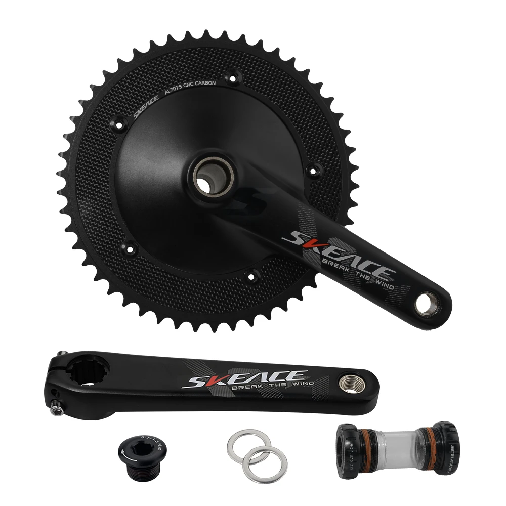 Hot Sale AL-7075-T6 Anodized 49T Crankset for Tracking/Single/Fix