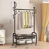 80cm Double-layer storage basket Black