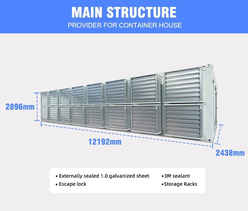 40ft Prefab Shipping Container Homes - Data Center Solutions