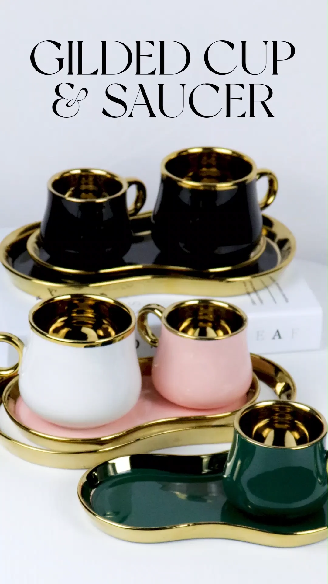 Wholesale Luxury Delicate Porcelain Coffee Tea Cup And Saucer Set Suitable For Family Hotel