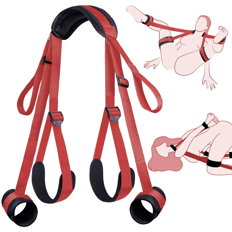 Adjustable SM Constraint Binding for Couples Sexual Intercourse Posture Props Set Binding Strap for Adult Sexual Products Toy