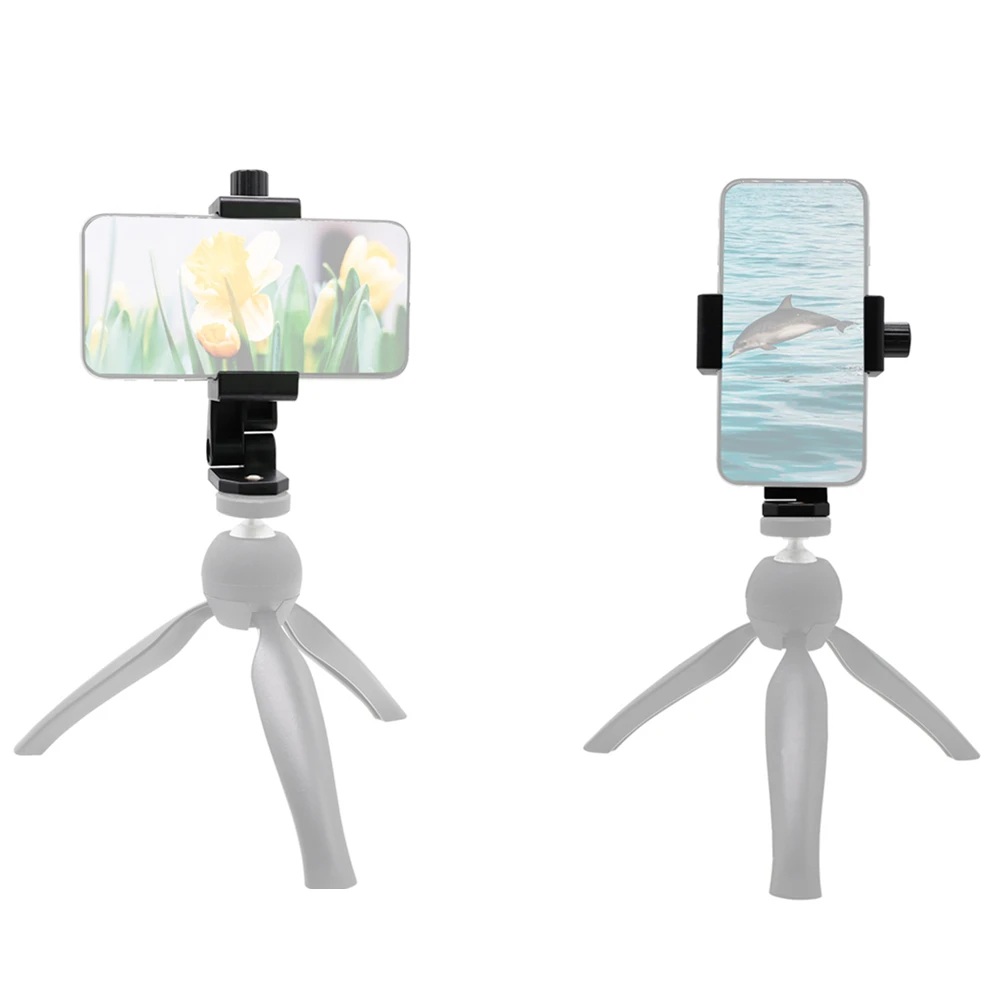 360 Degree Rotating Adjustable Cell Phone Mount Tripod Stand Video