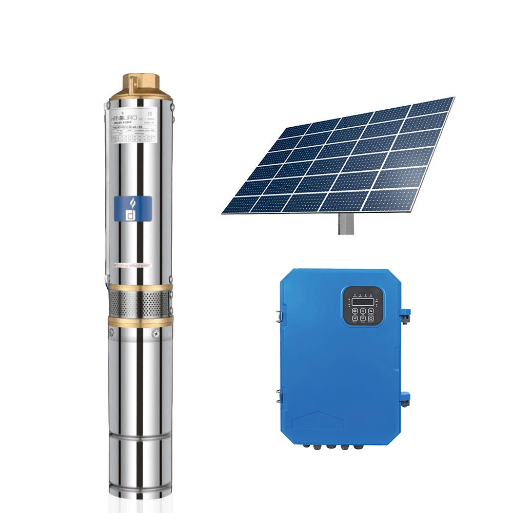 Pompe  Eau Solaire Submersible 4kW (5.5HP) 380V  Pour Puits Profond,  Dbit 22m3/h Pompe Piscine