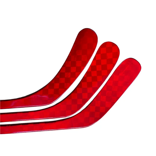 High Quality Durable Color Hockey Stick 100% Carbon Fiber 2024 New Customize One--pcs Ice Hockey Stick Senior 66 