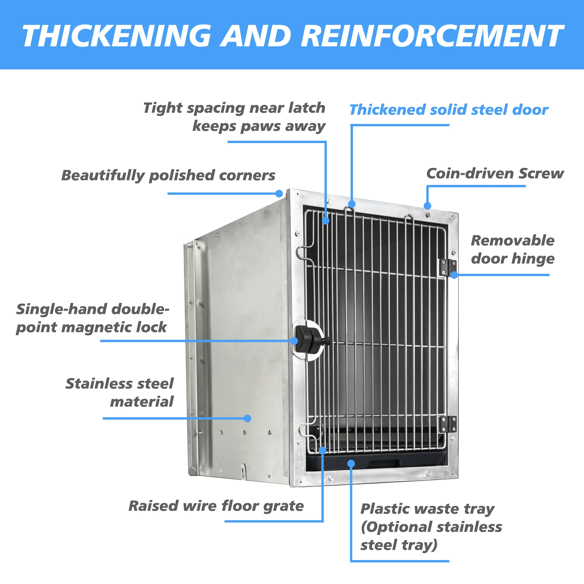 Picture of Alibaba.com: Stainless Steel Puppy Dog Kennel Cage, Modular Crates for ...