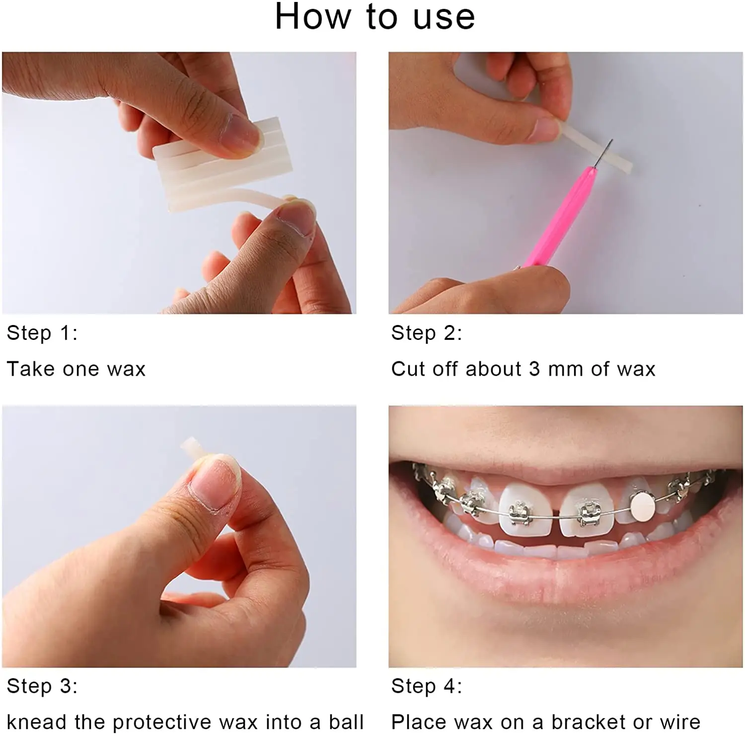 Orthodontic Wax Relief Wax For Braces,Dental Appliances,Damaged Teeth