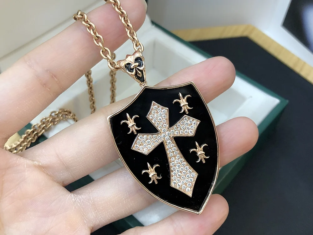 Avalaya Grande spilla da balia effetto cristallo fiore perla Magnifico (Argento & Bianco Neve