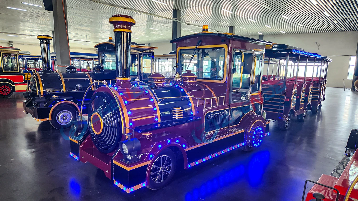 Custom-shaped Sightseeing Car - Energy-Saving Train for Sale