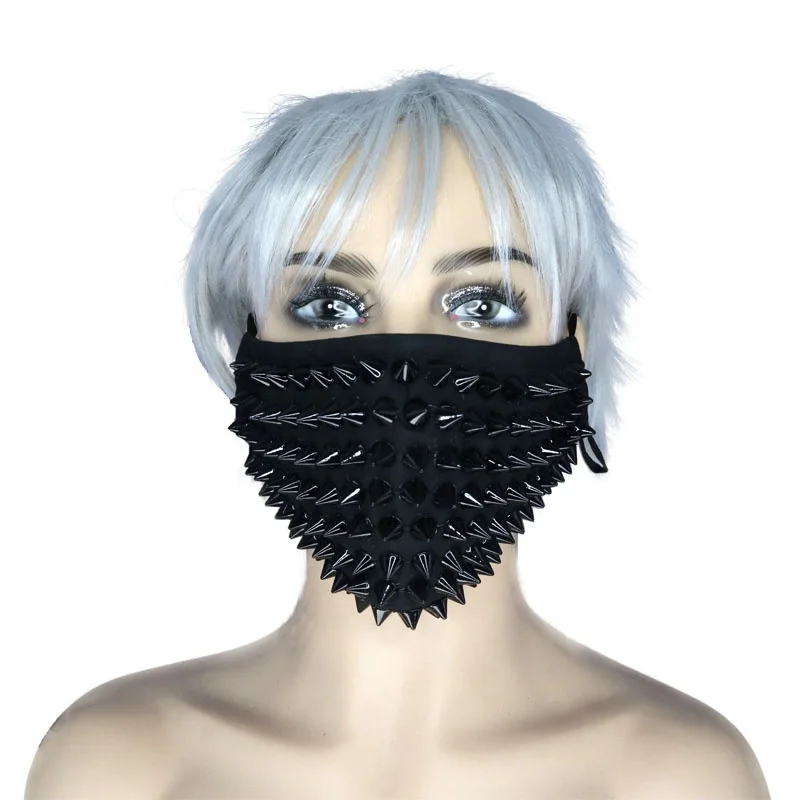 Оптовая продажа модная хлопчатобумажная ткань для Хэллоуина дизайнерские многоразовые сублимационные маски вечеринки с пользовательским