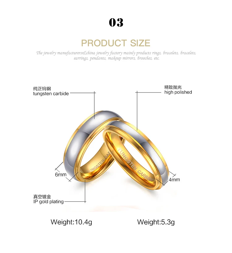 High-quality tungsten carbide rings supply for women-8