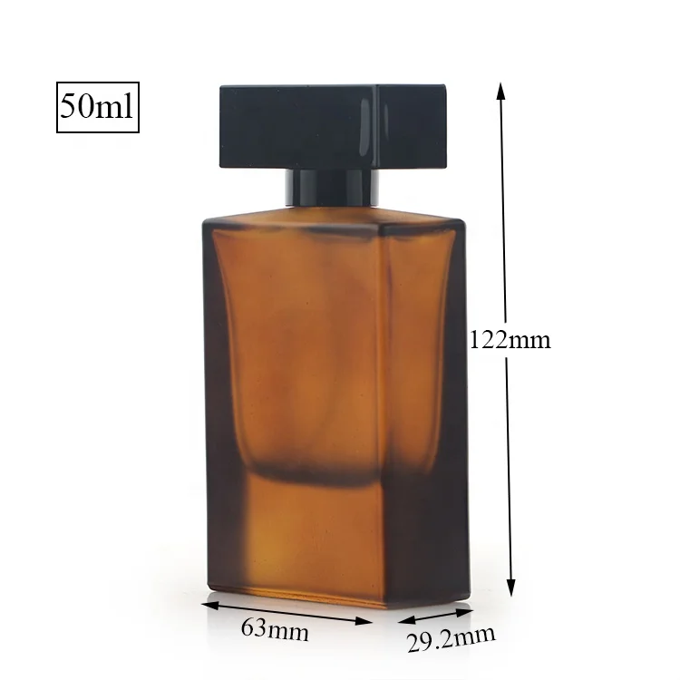 クラシックムスク香水瓶1.7オンス長方形直角香水瓶女性用