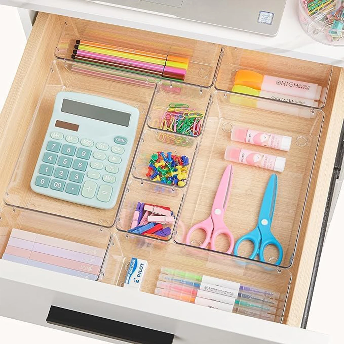 Choice Fun Drawer Organizer Tray Retractable Organizer PET Vanity Set ...