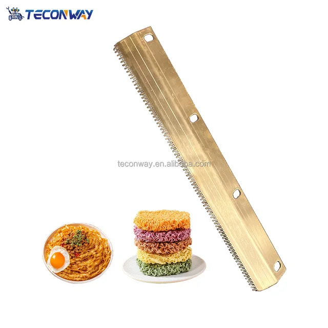 ODM OEM Noodle Comb China Factory for Fuji CNC Lathed Brass Instant Ramen Noodle Comb for Fresh Ramen Noodle Maker 4