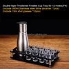 12 holes(2*6)+12 cups+1 decanter(stainless steel)