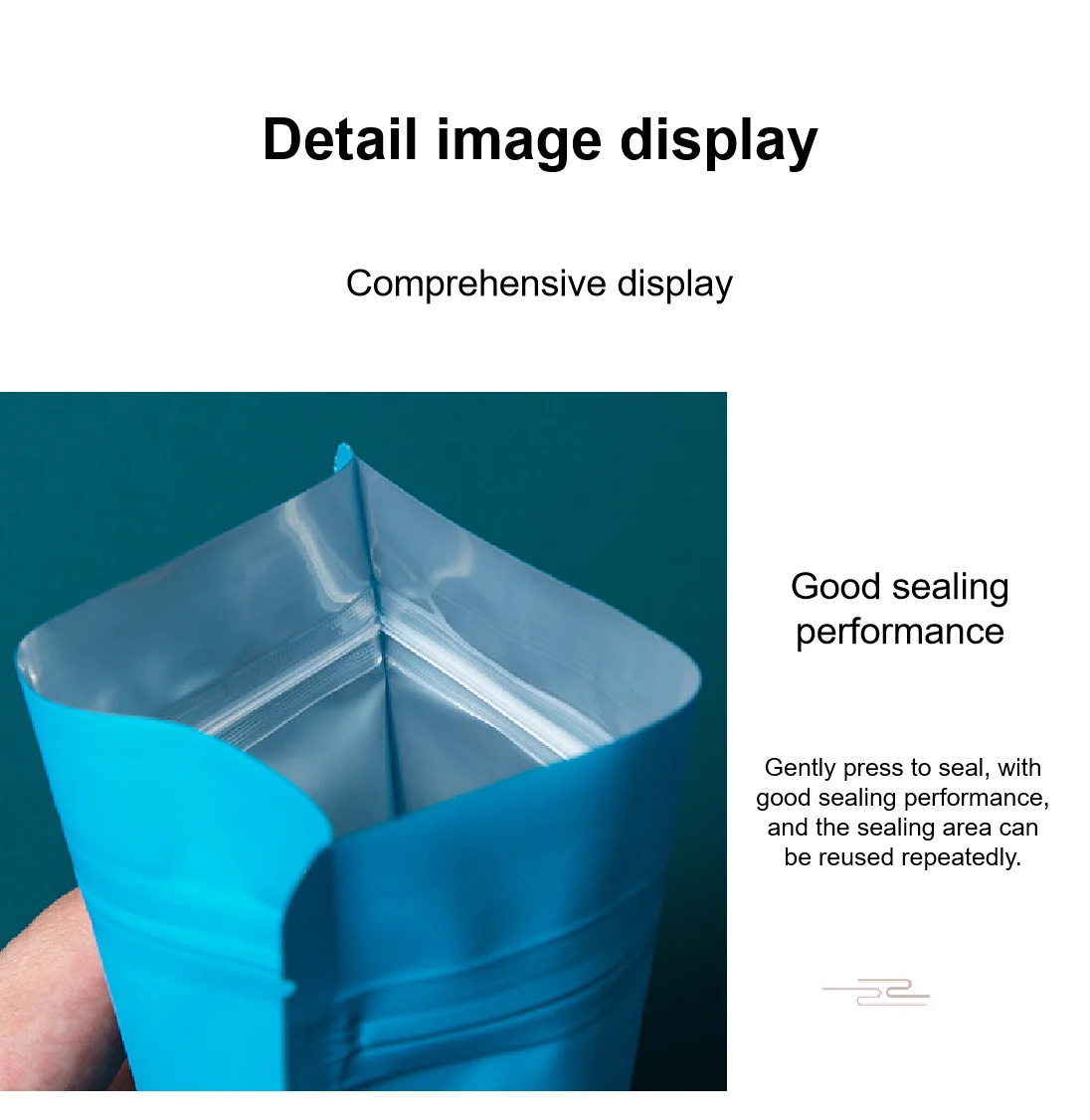 Customized Colorful Metalized Food Packaging Stand up Pouch With Zipper and Window Zip Lock Bag Plastic Zipper Bags