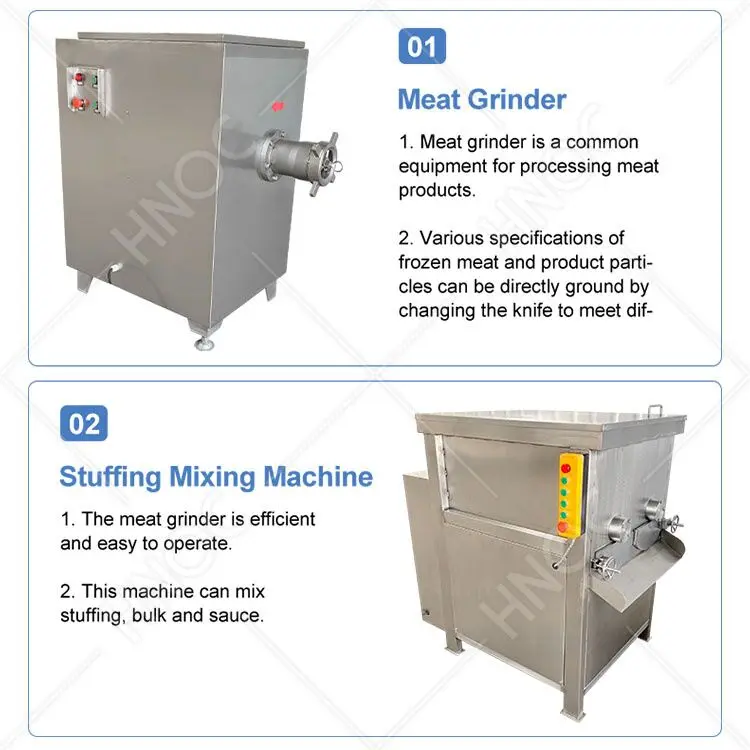 HNOC Hot Selling Hungarian Sausage Make Machine Stainless Steel Complete Sausage Make Maker