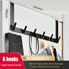 6 hooks black