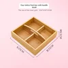 Four lattice fruit box with handle(Small)
