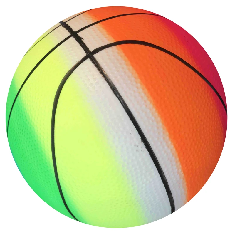 Ballon Gonflable Arc-en-ciel 9 Pouces – Kickball PVC – Léger – Intérieur/Extérieur – Plage, Piscine, Jardin – Enfants Et Adultes