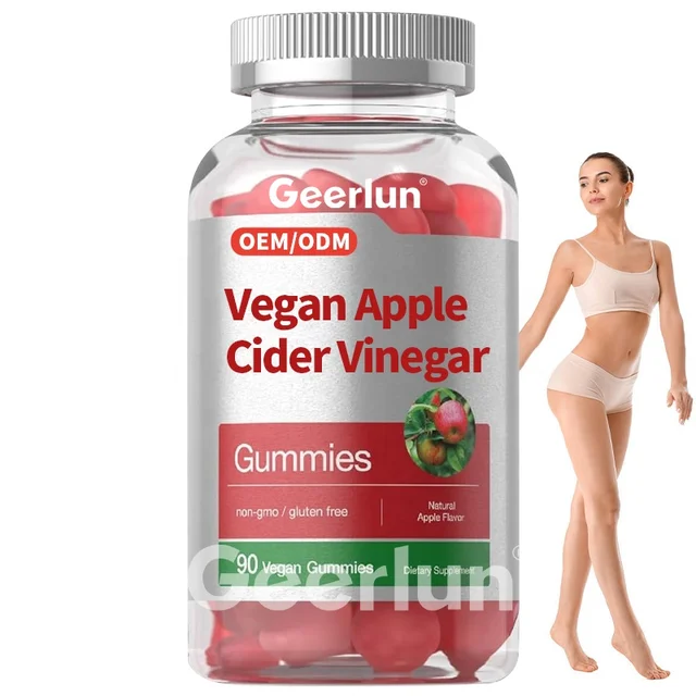 OEM Custom Supplementing Vitamin Support Slimming & Weight Mannagement Vegan Apple Cider Vinegar Gummies