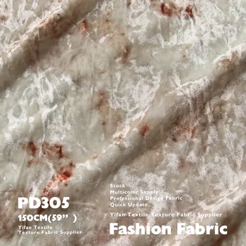 Fashion Designs Velvet Fabric Polyester Spandex Knit Soft Feeling Printed Velvet Stretch Fabric For Garment/Pillow/Sofa Cover