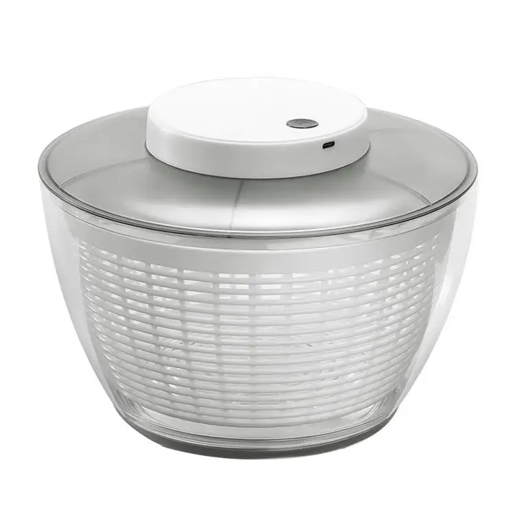 2.8 4.75 6 L Electric Salad Spinner Usb Rechargeable Vegetable Washer 