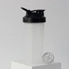 Transparent cup body, black lid