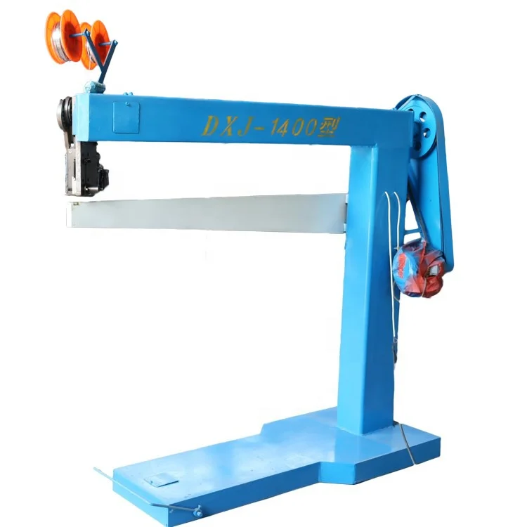 Manual Stapler Cardboard Sewing Machine Footoperated Corrugated Box