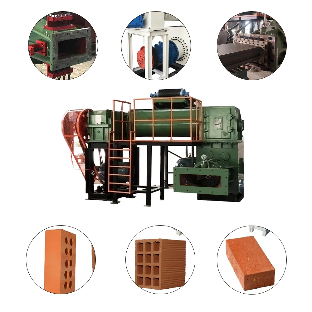 High-performance Red Brick Making Machine Extruding Decorative Brick Extruder Plant Bricks Maker Machine Tile Extruder Iraq