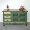 Conjunto completo - color madera: verde antiguo, blanco antiguo.