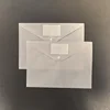 Bolsa de archivo con etiqueta semitransparente gris