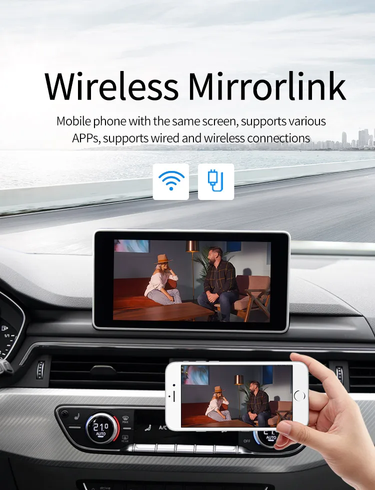 Wireless Apple Carplay Kit Joyeauto Wireless Android Auto Interface Modul for 2012-2019 Audi A1 Q3 MMI 2G 3G CarPlay IOS Airplay