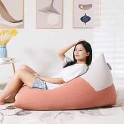 European Bedroom furniture Essential for playing mobile phone floating big triangle bean bag chair NO 1