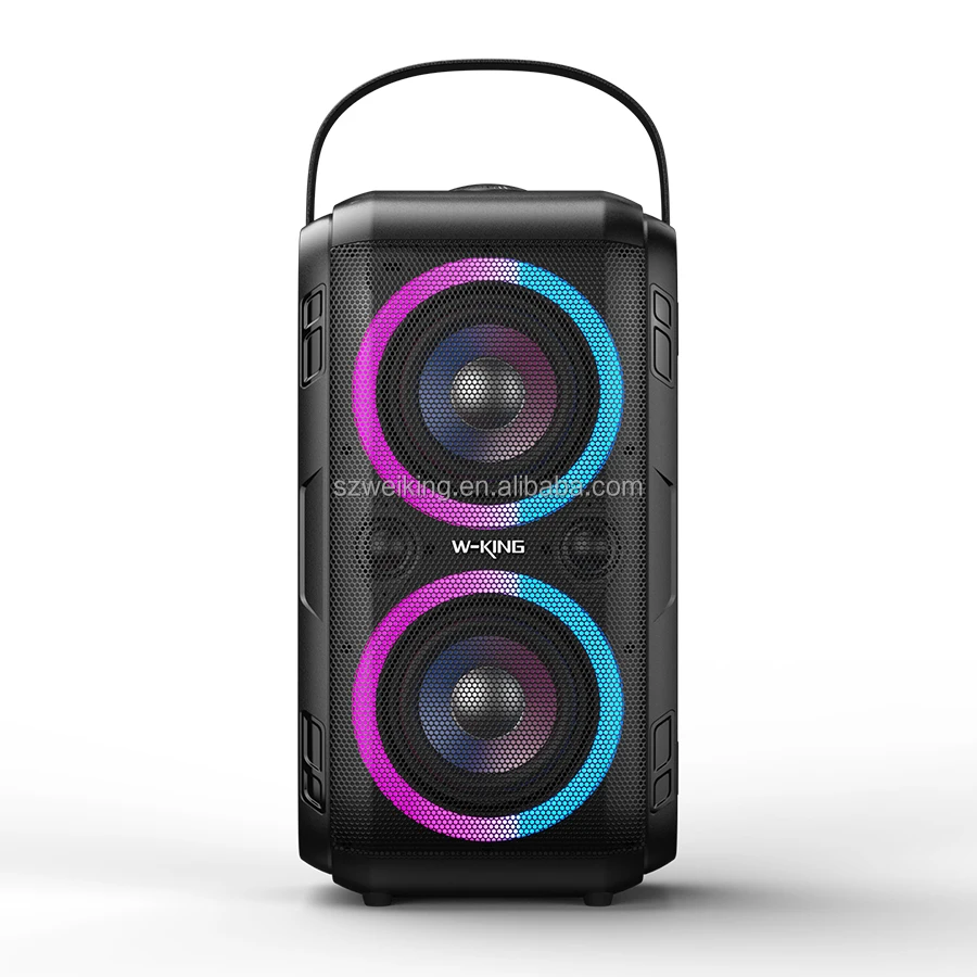 W-KING T9 Bluetooth Speaker with Powerful 80W Bass & LED Lights