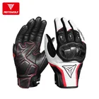 MOTOWOLF Leather Breathable Motorbike Riding Glove Motorcycle Bike Racing Cycling Gloves With Touch Screen For Men