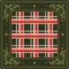 Golden Christmas Mat