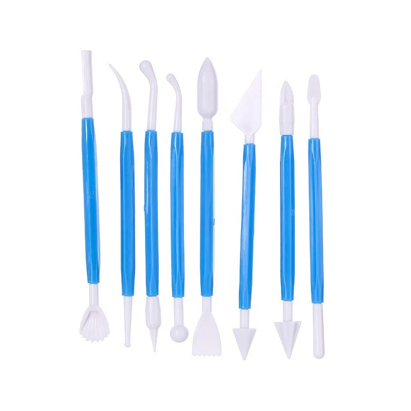 FONDANT MODELING TOOLS 8 Pcs 