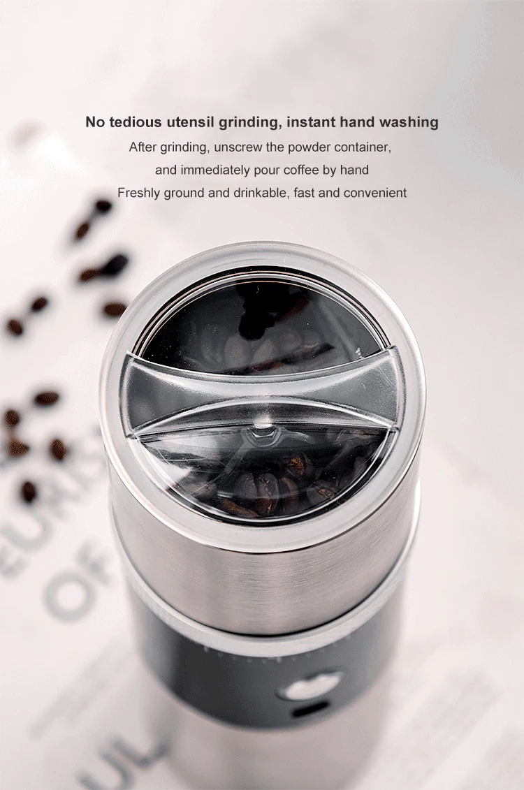 Factory Direct Usb Charging Electric Grinding Coffee Machine Brewing