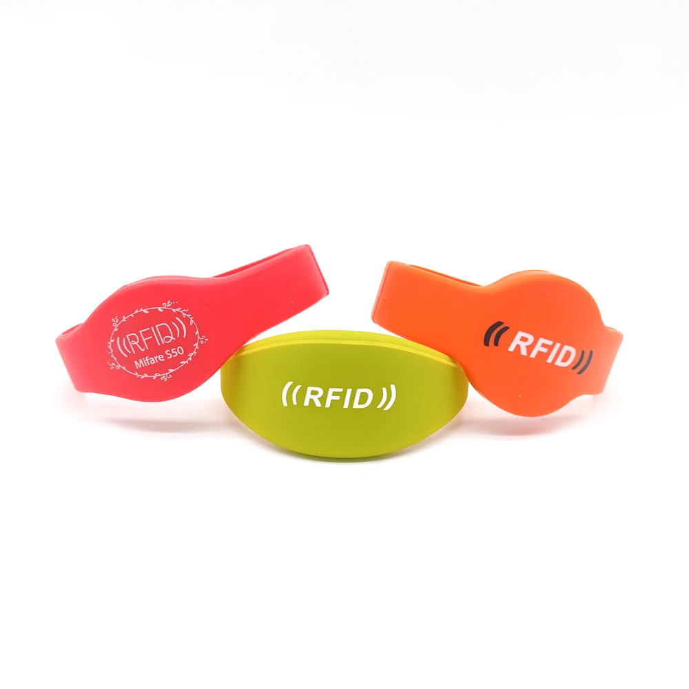 product 1356mhz rfid wristband for music concert event nfc fabric woven wristbands for festival events-2