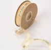Champagne colored ribbon 2.5CM wide, size 45
