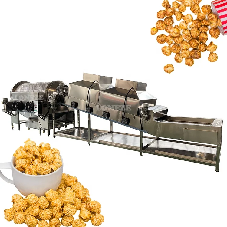 Industrial Flavored Popcorn Maker Electromagnetic Induction