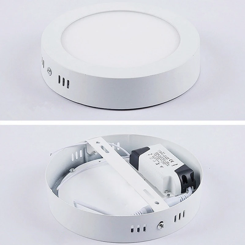 China Round square Led Ceiling Lamp Factory for Balcony Washroom 12w 18w 20w 30w Motion Sensor Surface Mounted Led Ceiling Light