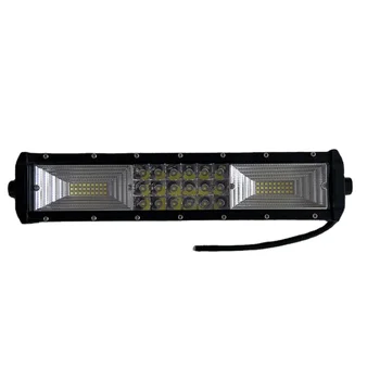 High Quality 3 Row 72W Combo Beam Offroad LED Light Bar for Trucks Tractor 12V LED Light Bar