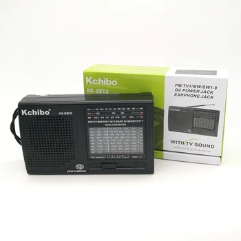 ショートワバ無線ラジオ FM/MW/TV/SW 12バンド・ポータブルタイプ