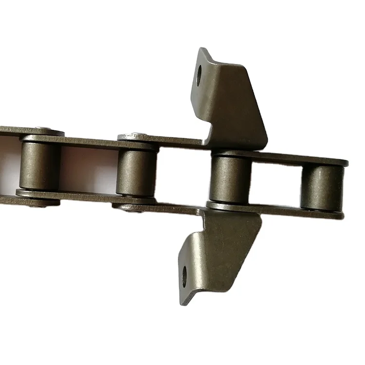 Conveyor Roller Agriculture Chain With Attachments C55 C Type Steel TV Samples Nature Alloy Standard 1 Years Conveyoy Chain 60KN