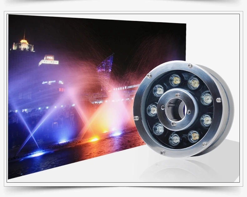 Best Price 12*3W 24V Stainless Steel LED Underwater Lamp for FouZILBains