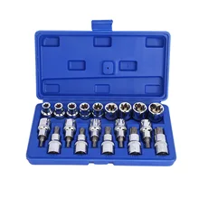 14-Piece Floral E Socket Auto Repair Combination Set 19 34Pc Hand OEM Customizable 14-Piece Floral E Socket Screwdriver Press
