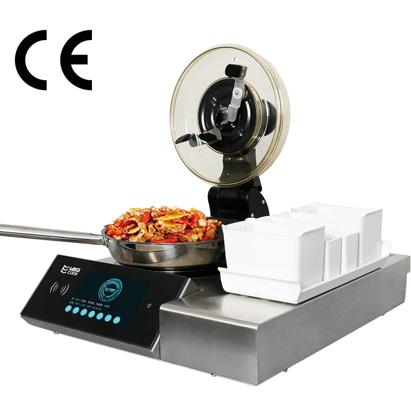 Automatic Cooking Robot Fried Rice Machine Auto Wok Machine 3520W Robotic Chef