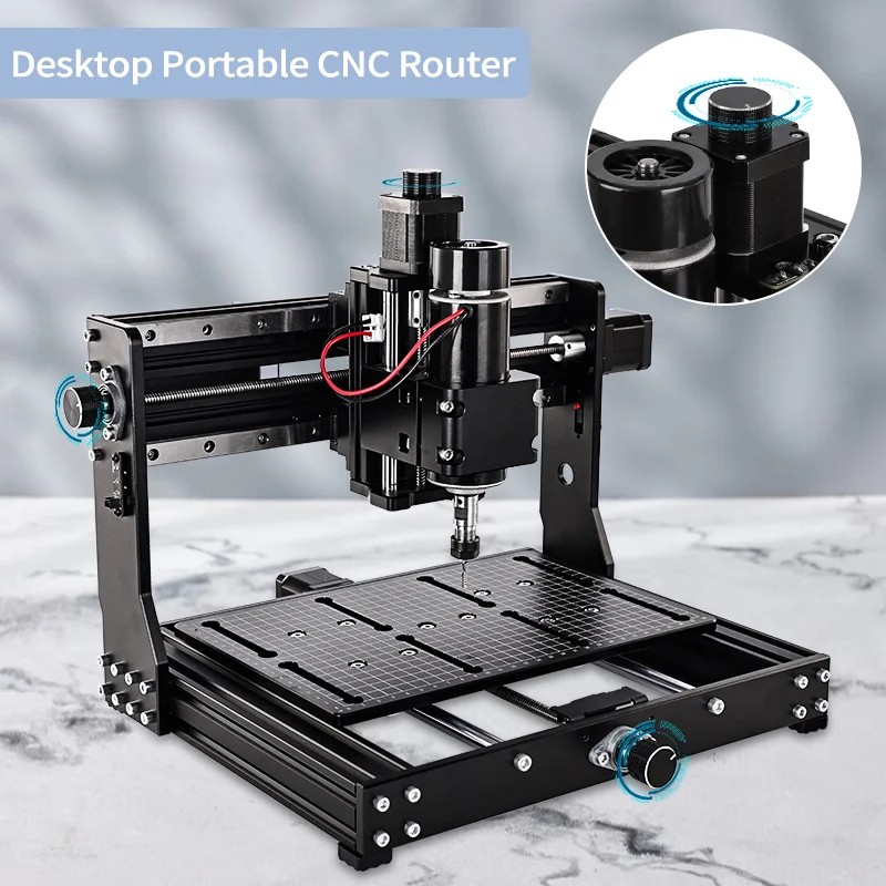 500W CNC 3020 Plus Router Machine - Small Hobby CNC for Wood, Metal ...